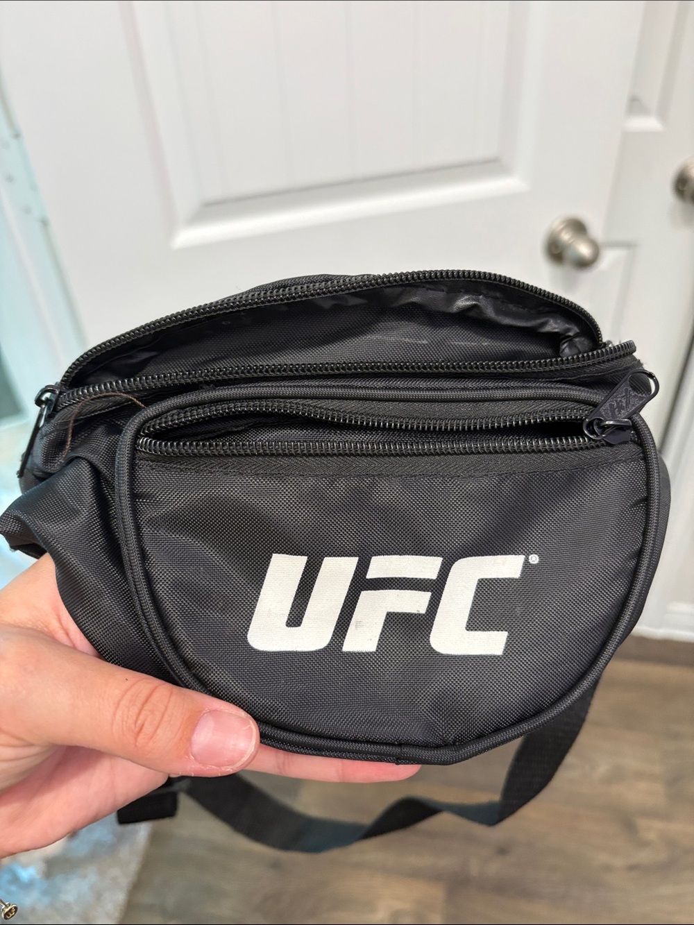 UFC Black Logo Waist / Sling Bag